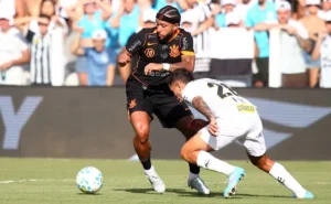 Corinthians e Santos empatam em clássico emocionante do Brasileirão