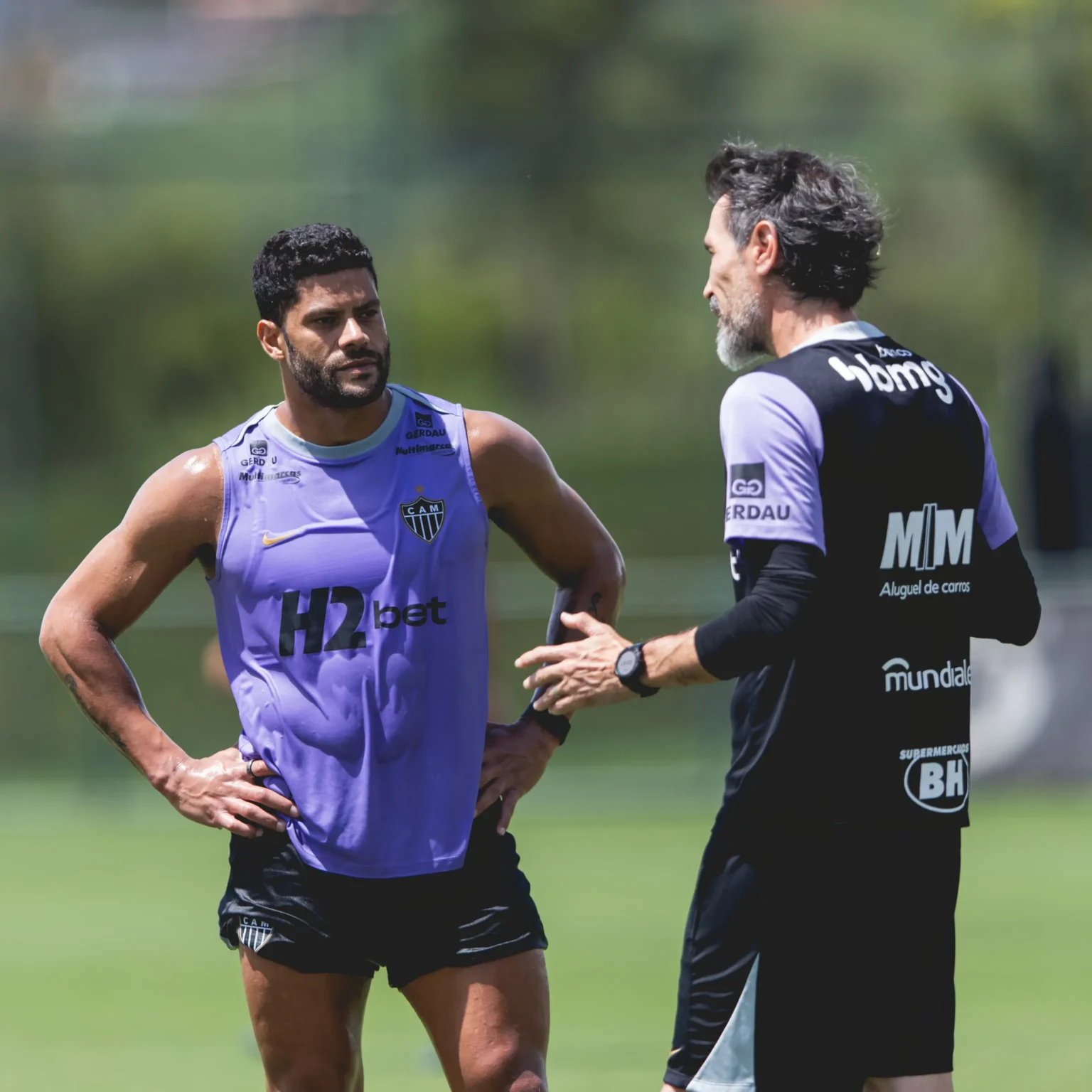 Domínguez elogia atuação de Hulk no Atlético-MG, mas não confirma presença no próximo jogo