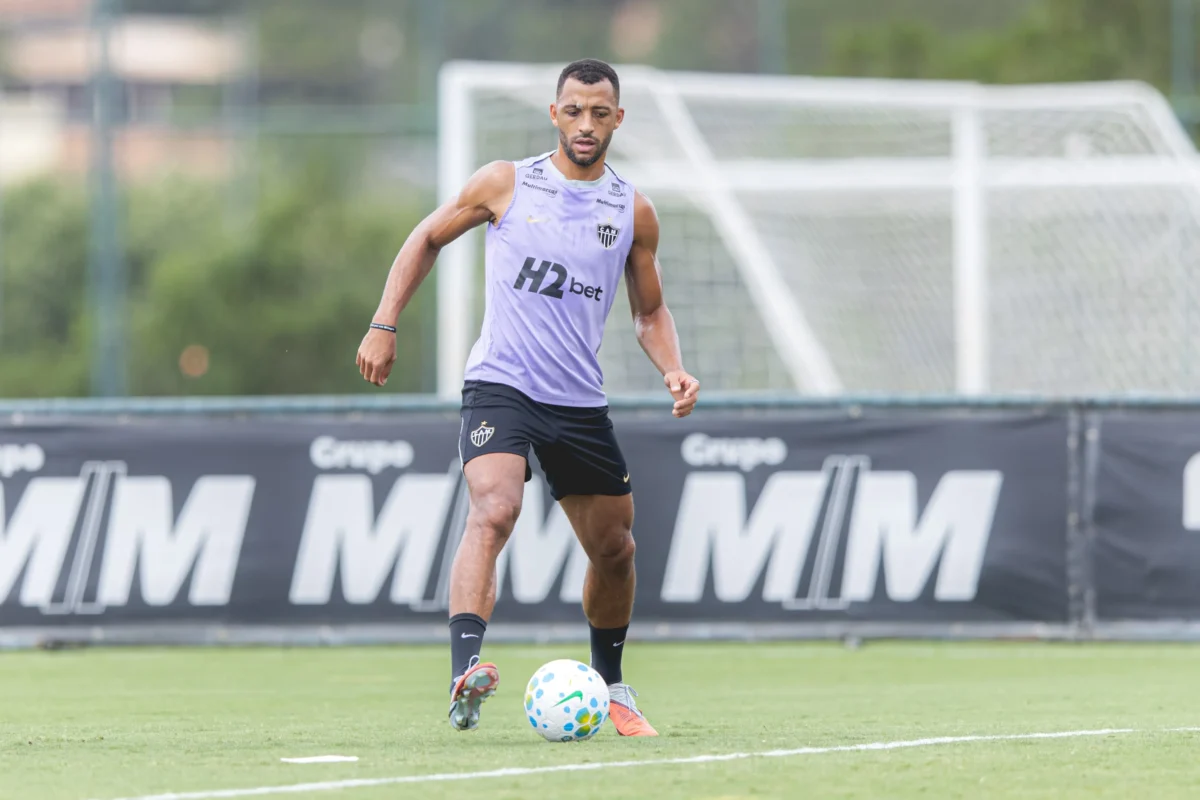 Escalação do Atlético-MG: time define formação com desfalque na zaga para enfrentar o Vitória