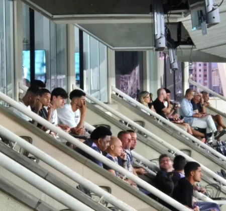 Ferraresi acompanha Botafogo x Bangu no Nilton Santos