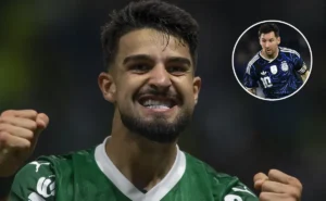 Flaco López, do Palmeiras, pode começar como titular ao lado de Messi em amistoso pela Argentina. Flaco López, do Palmeiras, pode começar como titular ao lado de Messi em amistoso pela Argentina.