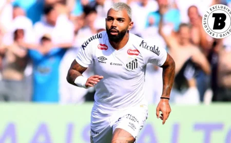 Gabigol almeja ultrapassar Ricardo Oliveira e figurar entre os 3 maiores artilheiros do Santos no século XXI