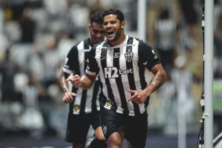 Hulk comemora marco pelo Atlético-MG e projeta final: "Responsabilidade muito grande"