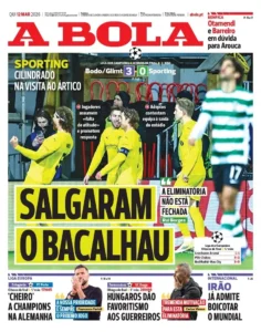 Imprensa europeia ironiza vitória do Bodo/Glimt sobre o Sporting: "Salgaram o bacalhau"