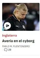 Imprensa internacional critica Haaland antes de City x Real: Cyborg em pane Imprensa internacional critica Haaland antes de City x Real: "Cyborg em pane"