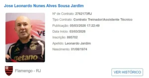 Jardim regularizado, estreia no Flamengo será na final do Carioca contra o Fluminense