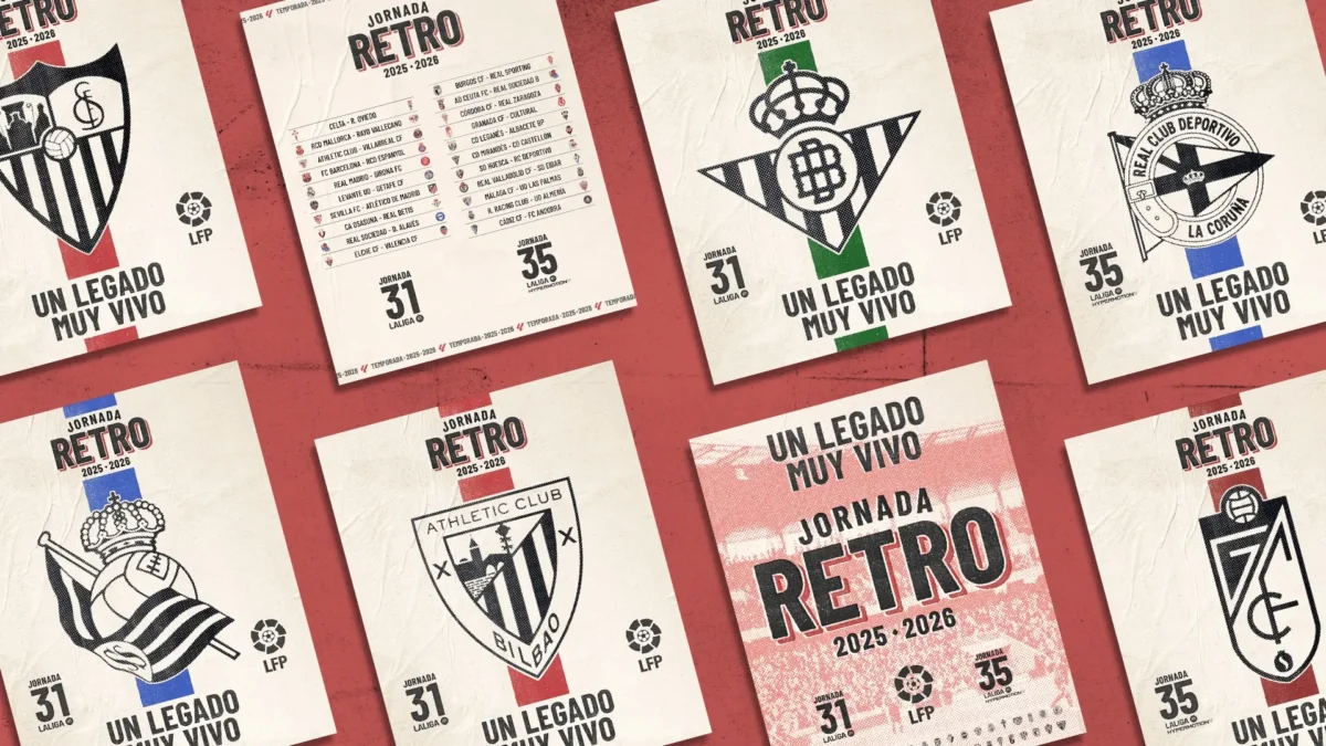 LaLiga promoverá "Dia Retrô" com camisas inspiradas em modelos históricos; entenda