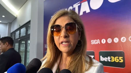 Leila Pereira, do Palmeiras, rebate reclamação do São Paulo: "Se fosse eu, me chamariam de histérica"