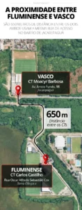 O Rival Mora ao Lado: CTs de Fluminense e Vasco Separados por Uma Rua O Rival Mora ao Lado: CTs de Fluminense e Vasco Separados por Uma Rua
