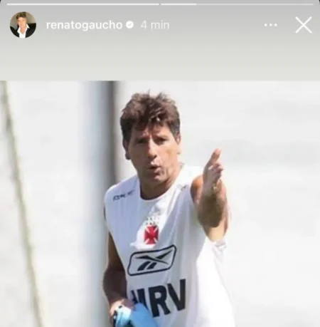 Renato Gaúcho anuncia retorno ao Vasco pelas redes sociais: "Feliz em estar de volta"