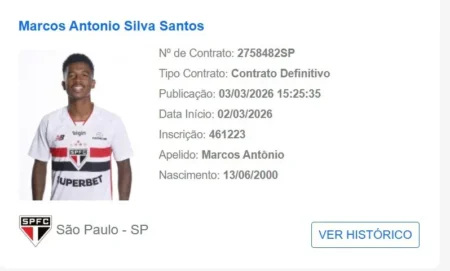 São Paulo renova com Marcos Antônio até 2030