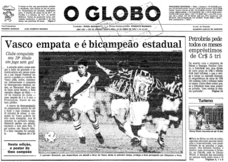 "Time da Virada": a história da canção icônica do Vasco inspirada em título sobre o Fluminense